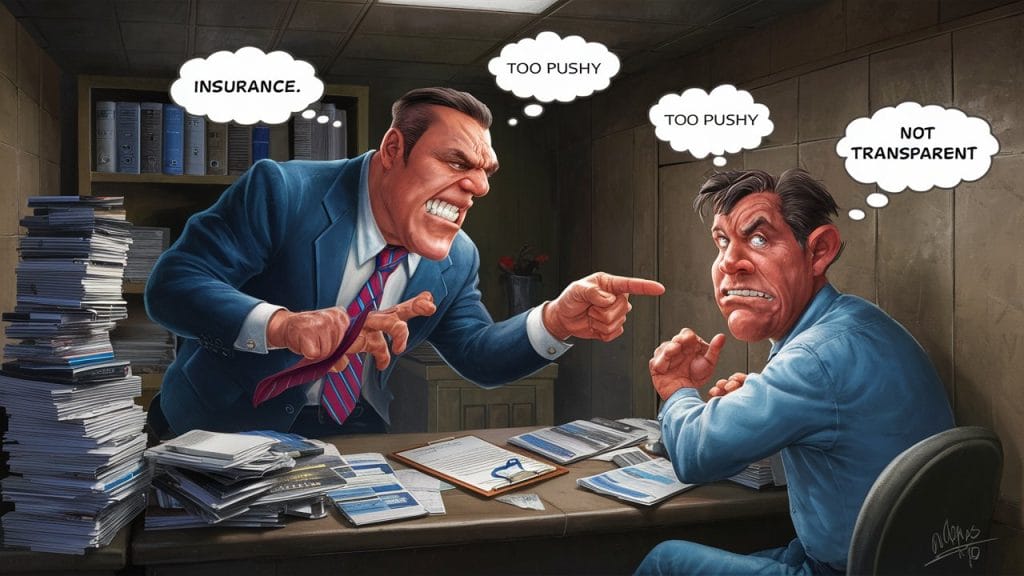 Why do people generally dislike insurance salesmen