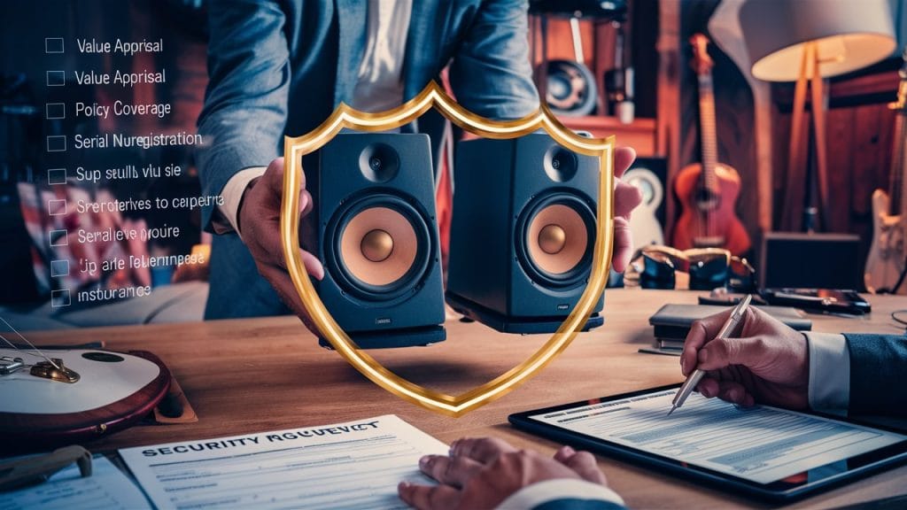 put speakers under insurance